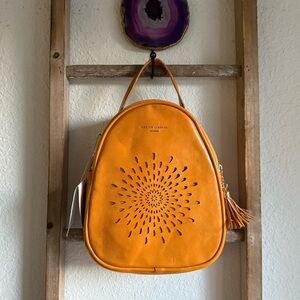 Aphison Forever Sunshine Yellow Mini Backpack NWT